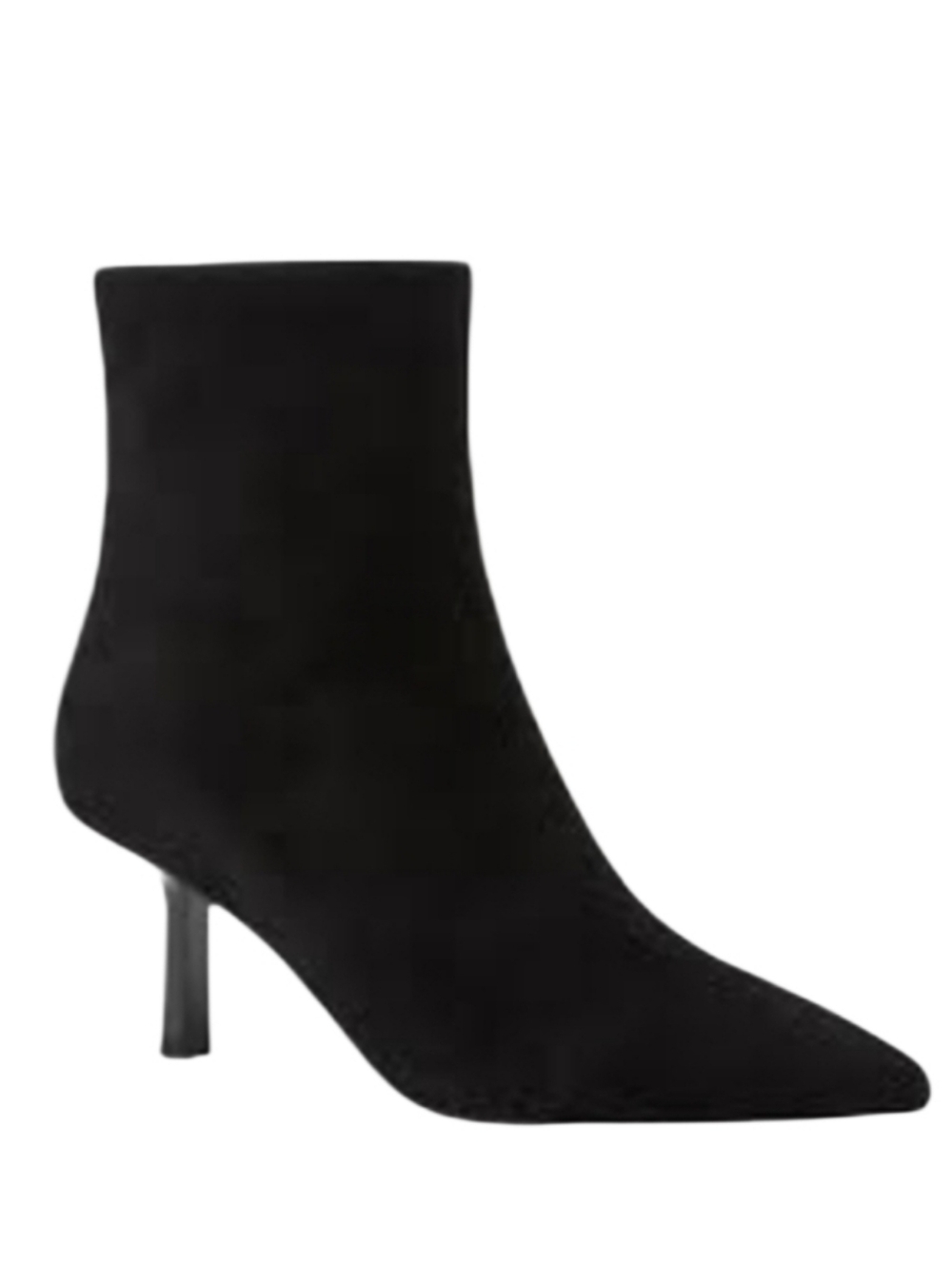 NEW! ANN TAYLOR Black Heeled Boots 7.5.